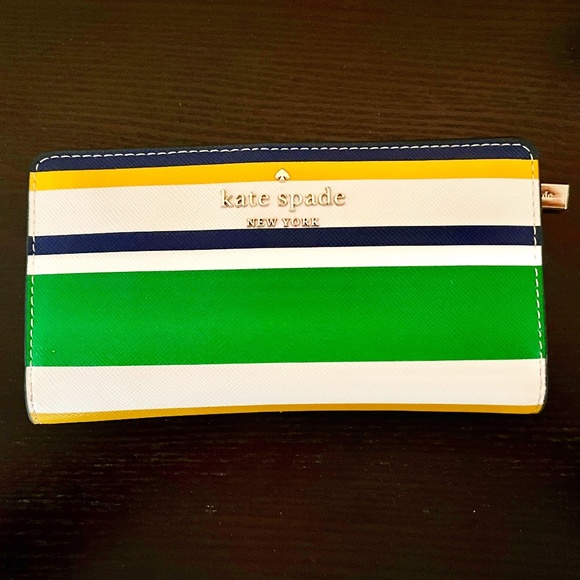 kate spade Handbags - Mint Condition Kate Spade Striped Wallet